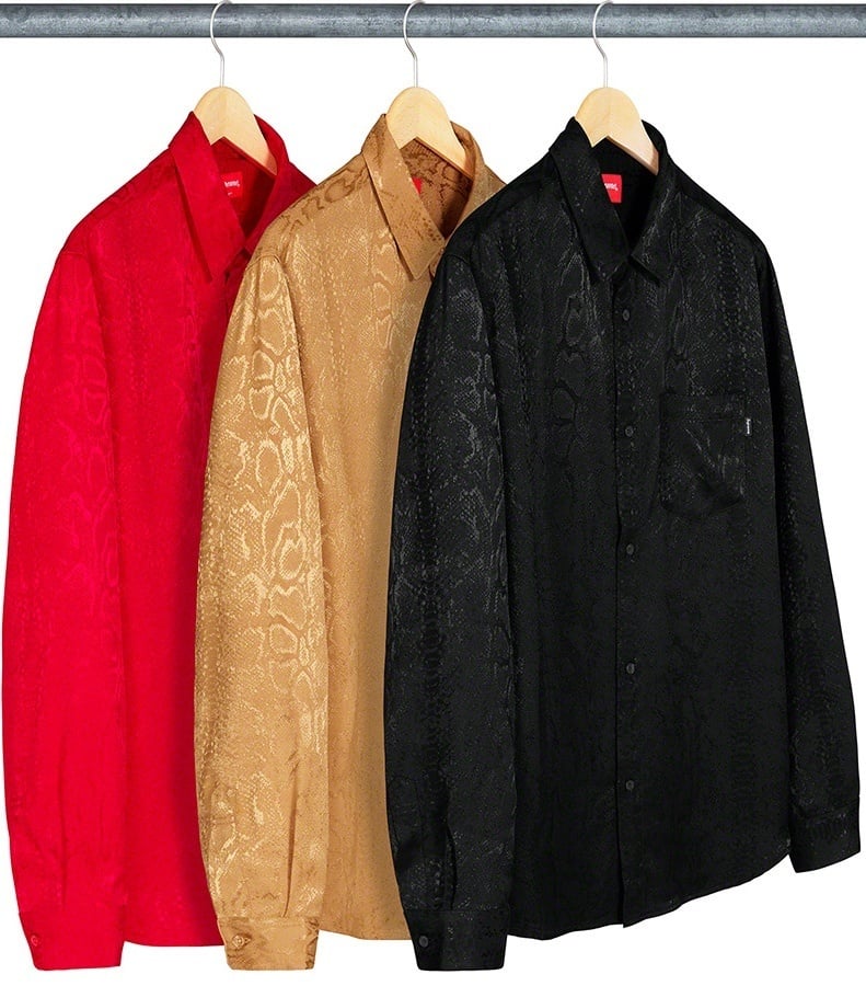 Snakeskin Jacquard Shirt